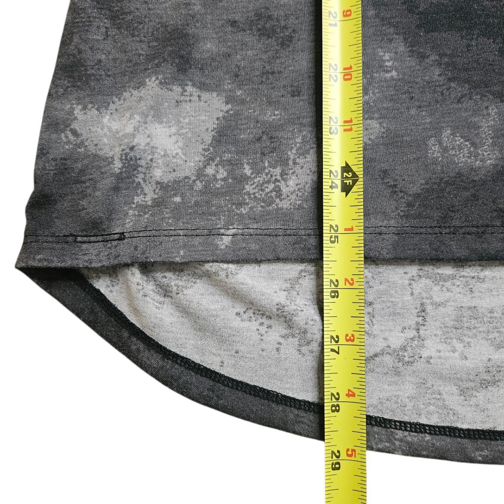 LuLaRoe XS Gray Moon Graphic Hudson Long Sleeve Top - Picture 7 of 7